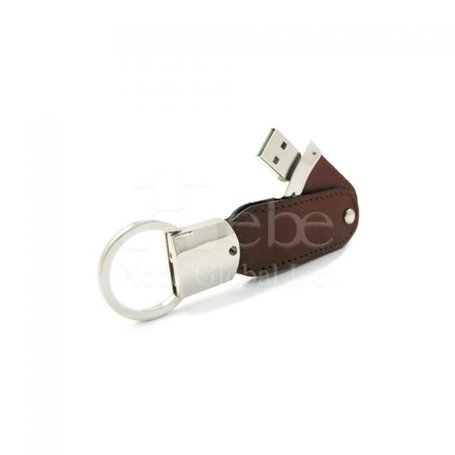 皮革USB手指訂造禮品