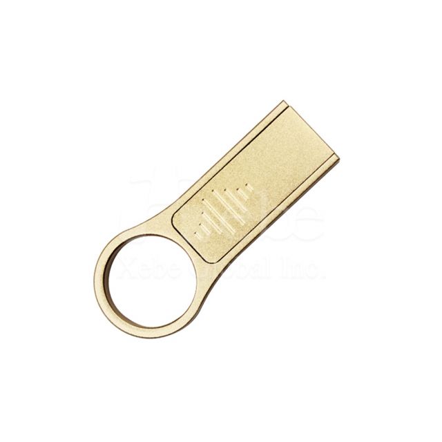 香檳金指環型USB手指