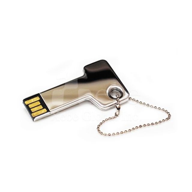 金屬銀鑰匙型迷你USB手指