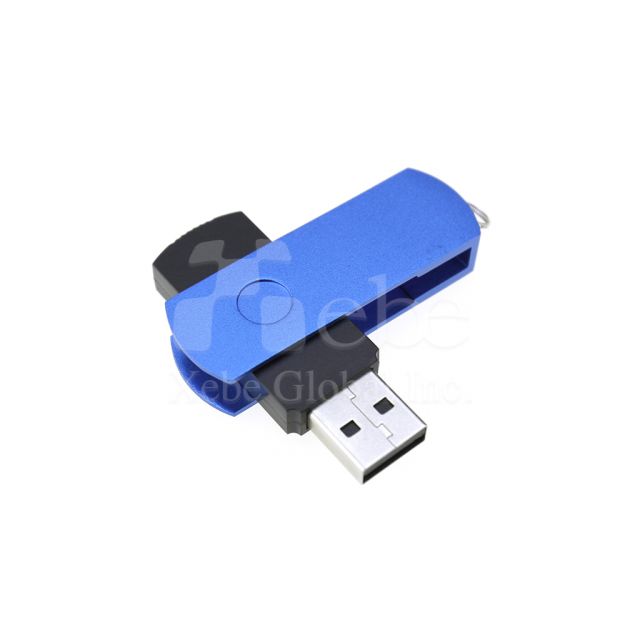 亮藍色簡約經典USB手指