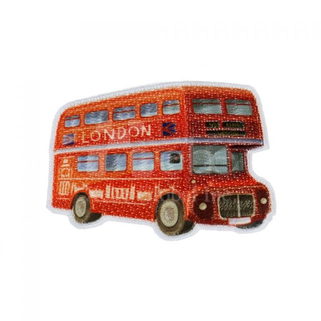 倫敦巴士電繡杯墊 訂造紀念品