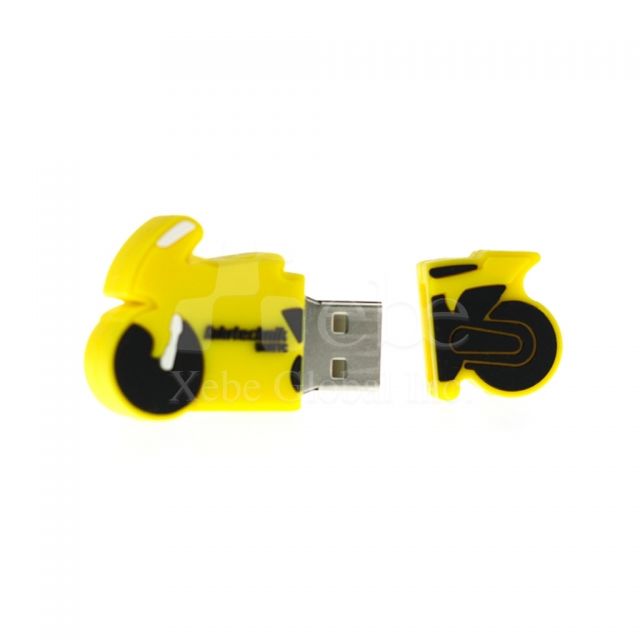 電單車設計USB手指 軟膠造型製作