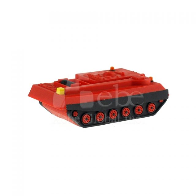 坦克車設計USB手指 軟膠造型製作