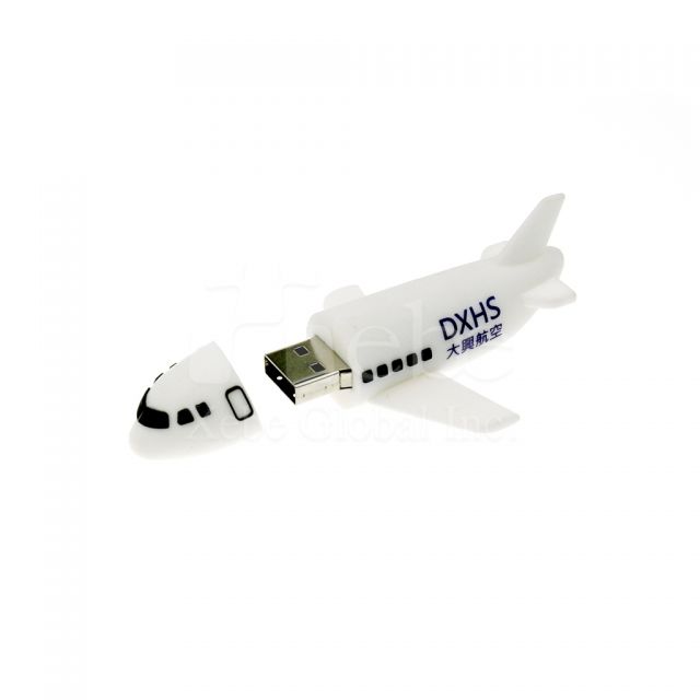 純白飛機造型USB手指 軟膠製作推薦