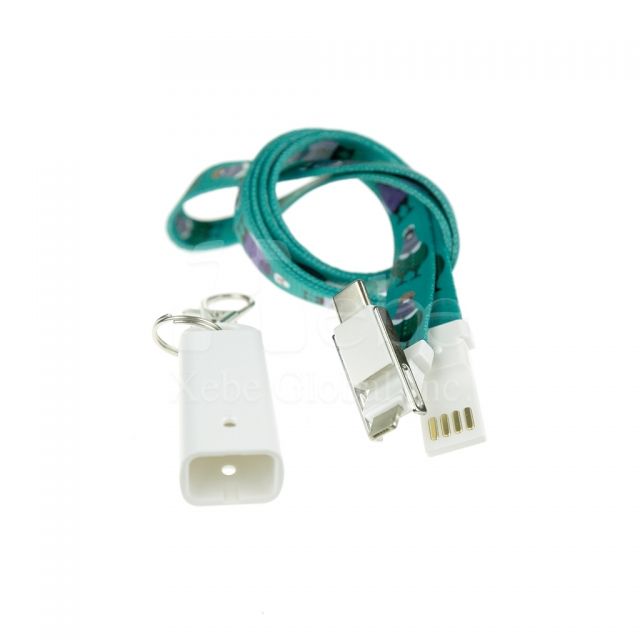 頸掛繩USB叉電線訂造 