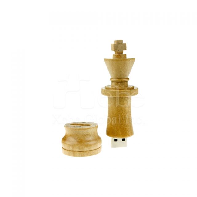 木質西洋棋USB手指訂造