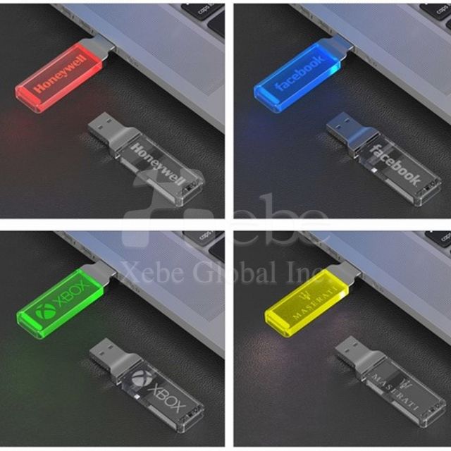 訂造發光水晶USB手指 