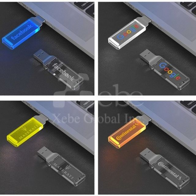 訂造發光水晶USB手指 