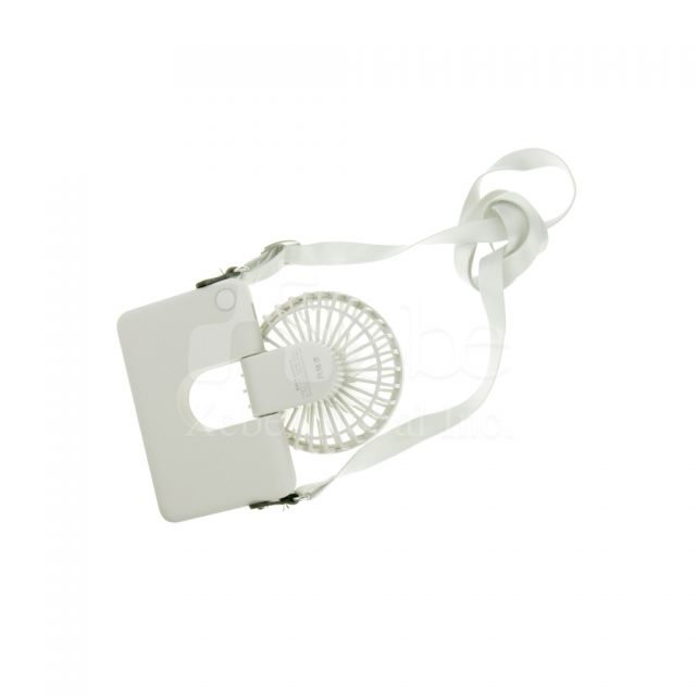 頸掛免手持風扇訂造 兩用隨身USB充電風扇 