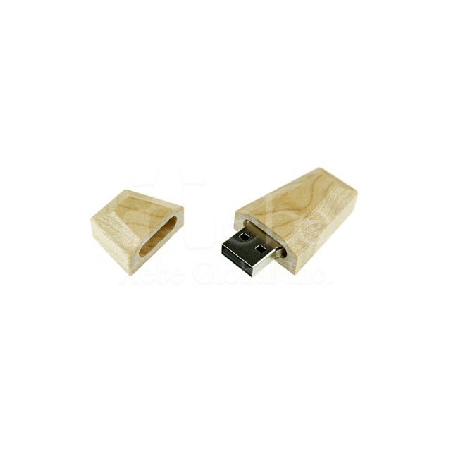 棺材造型木頭USB手指