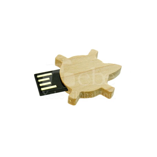 烏龜造型木頭USB手指