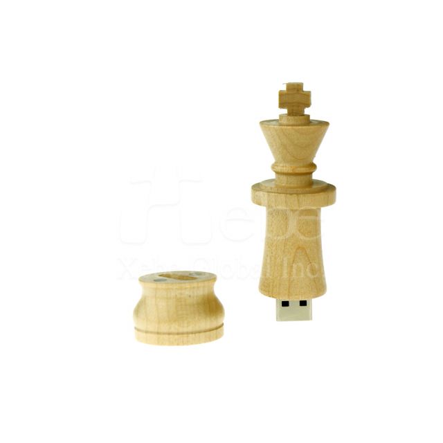 鬥智西洋棋木頭USB手指 