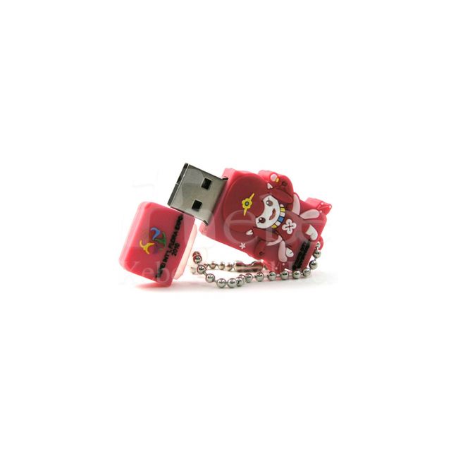 粉紅精靈吉祥物USB手指