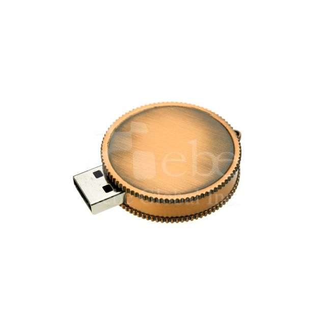 舊銅板造型金屬USB手指