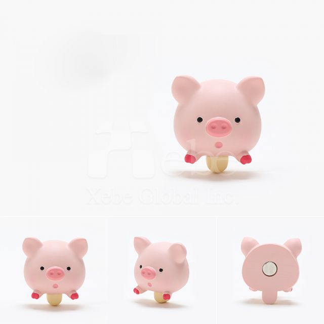 粉紅小豬立體訂造磁鐵