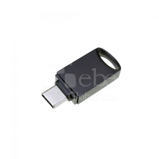 simplistic jet black OTG USB