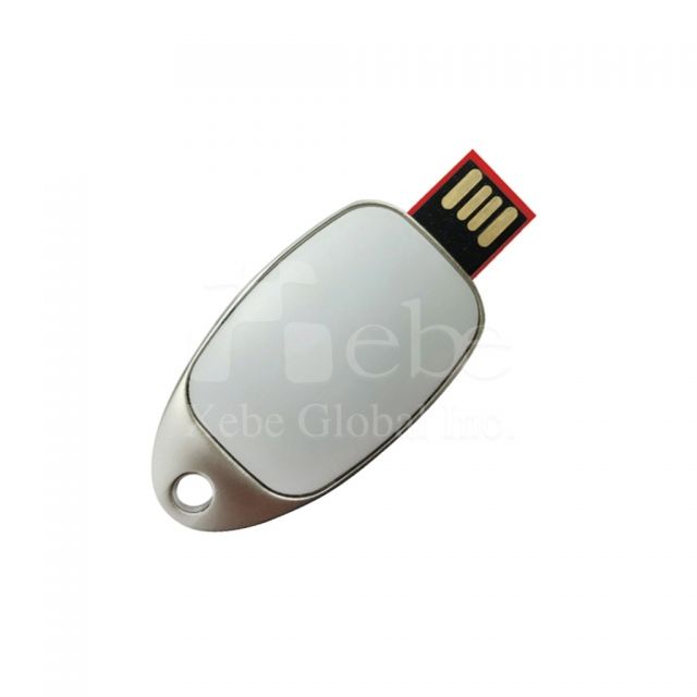 設計感灰銀金屬USB手指