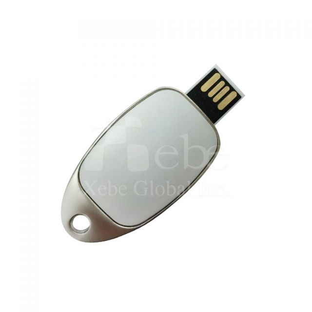 設計感灰銀金屬USB手指