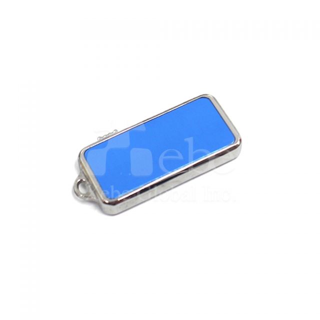 寶藍色簡約金屬USB手指