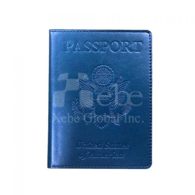 訂造護照夾製作 亮藍色款