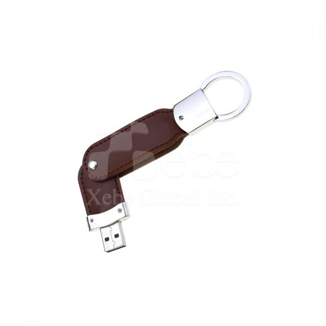 brown leather USB