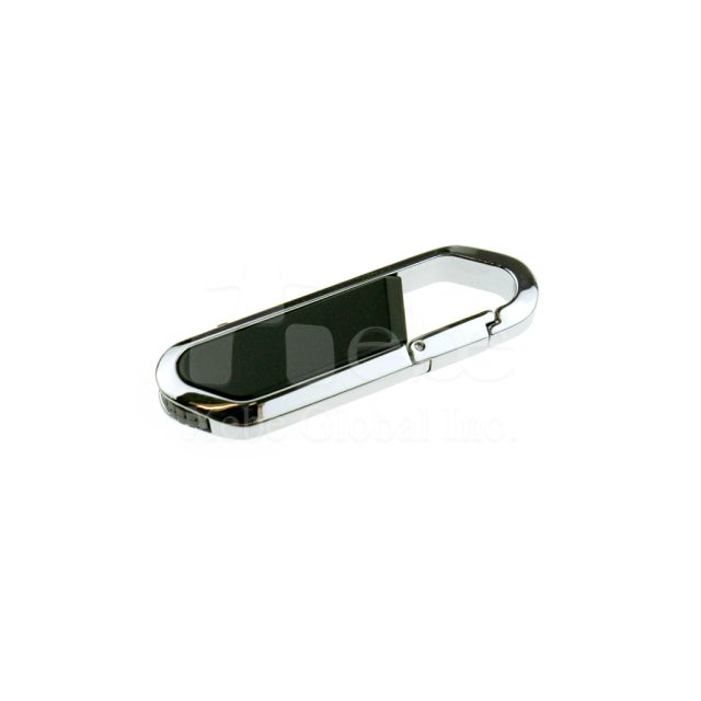黑色旋轉式金屬USB手指