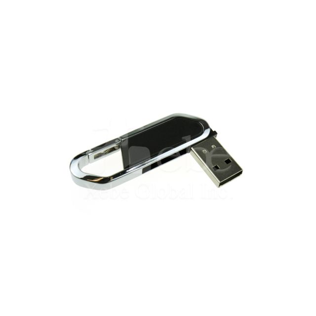 黑色旋轉式金屬USB手指