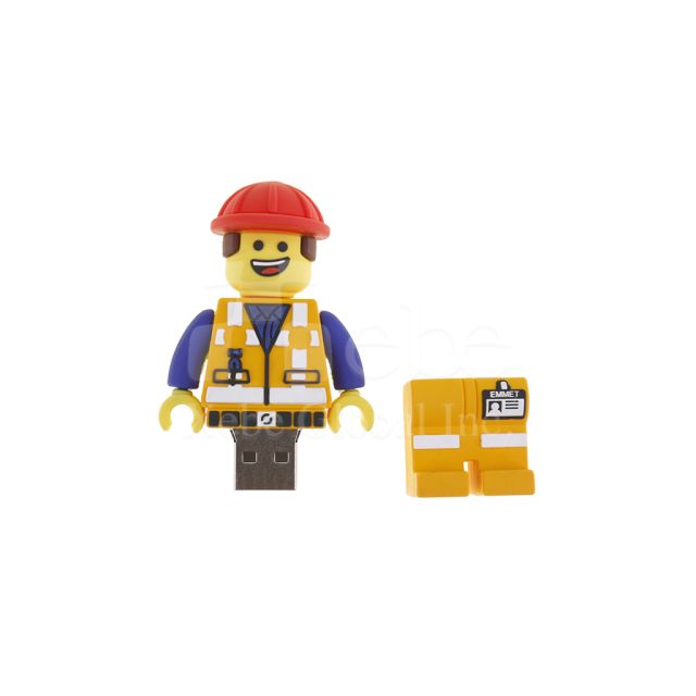 happy Lego man 3D USB drive