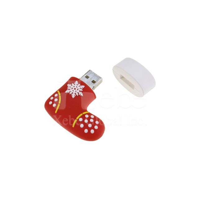 聖誕襪造型USB手指 聖誕節禮物