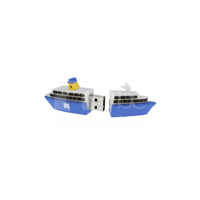 cruise ship shaped flash drive