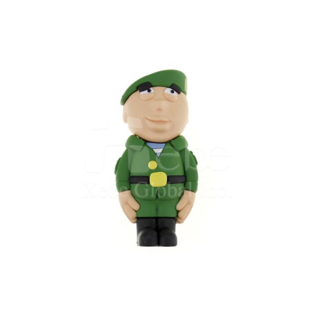 soldier 3D customized usb drive