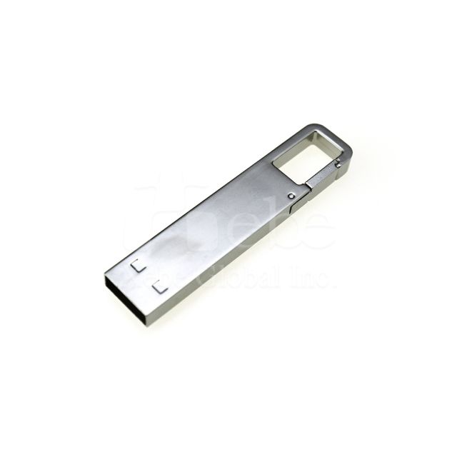 metal square clasp flash drive