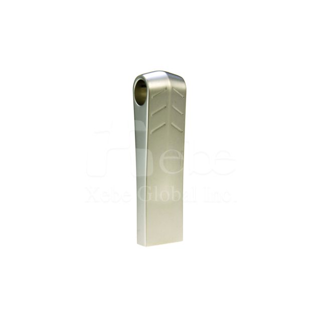 leaf metal usb disk silver usb drive