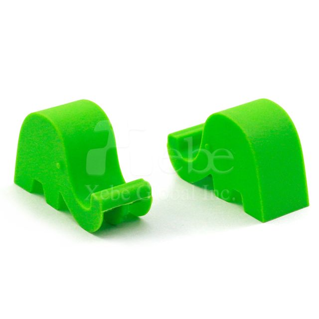 green elephant phone holder