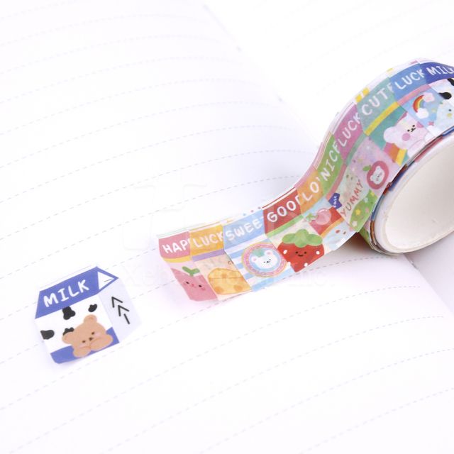 custom milk carton Washi tape