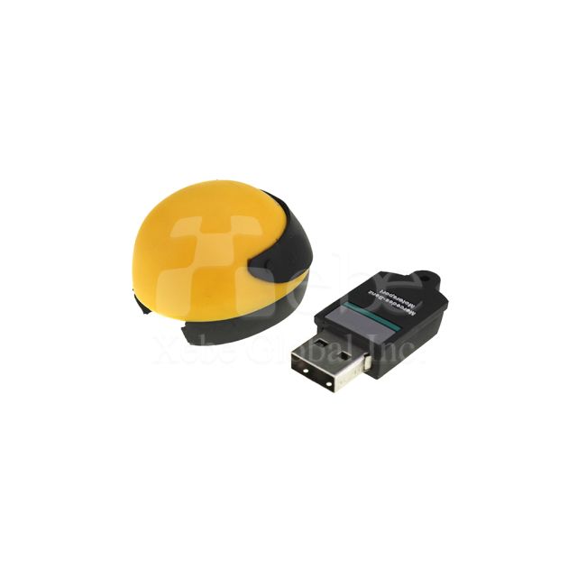 Orange Yellow Helmet Design3D Customized USB