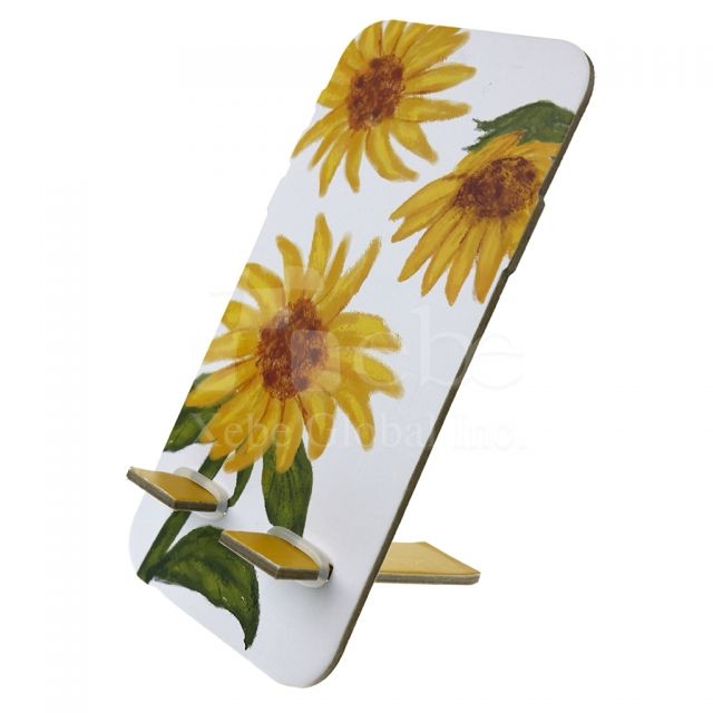 Sunflower Cardboard Phone Stand Gift Recommendation