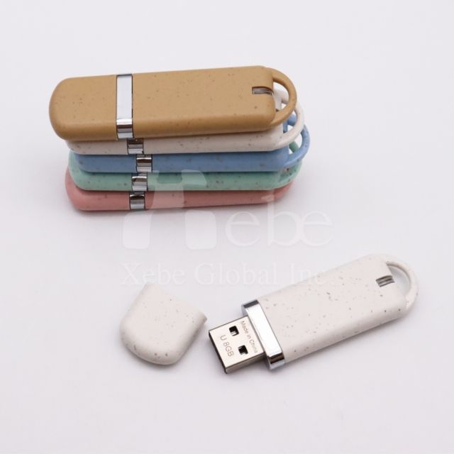 eco friendly wheat gift pen drive