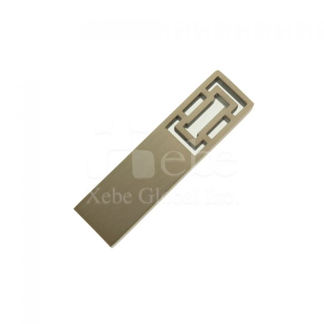 Chinese style hollow metal flash drive