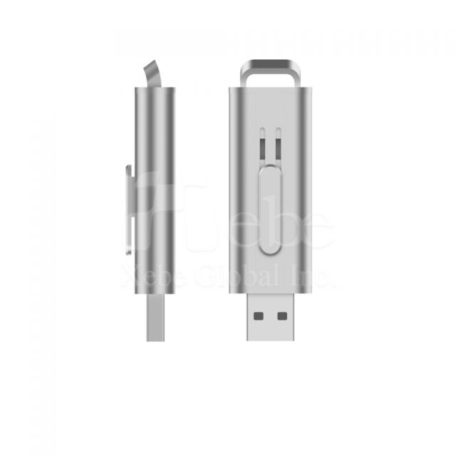 retractable metal usb disk