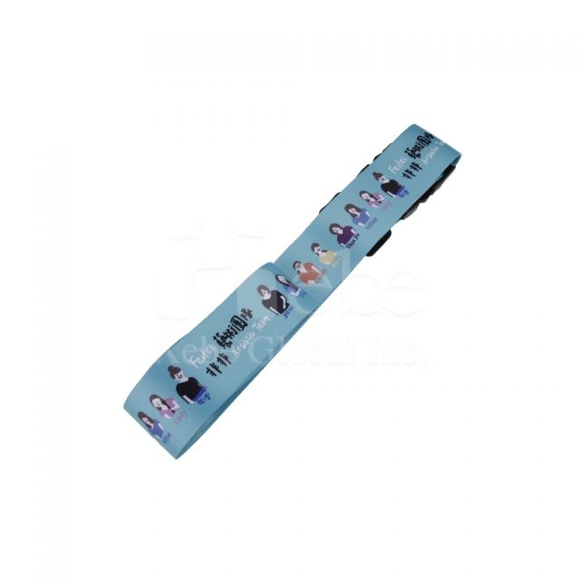 cute illustration luggage strap printing