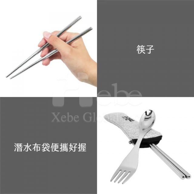 customized simple stainless steel cutleryset