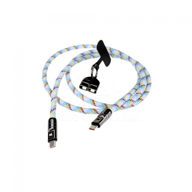 2 in 1 mobile phone lanyard charging cable