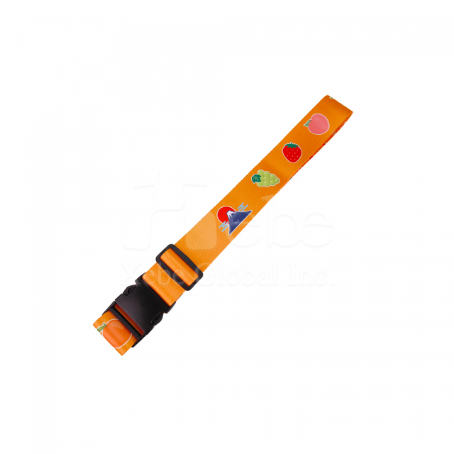 customized printed buckle luggage straps