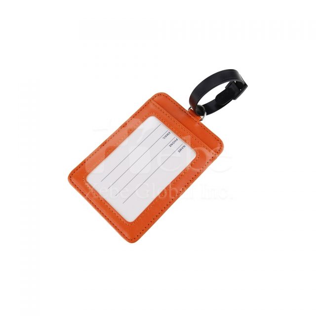 bright leather customized luggage tag