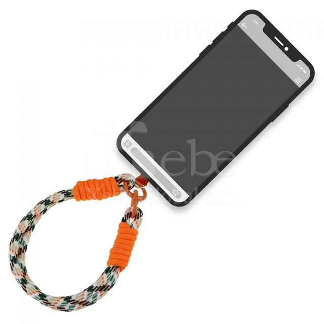 contrast color mobile phone lanyard customized wrist lanyard